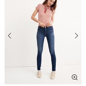 10’’ High Rise Skinny Madewell Jeans 28P